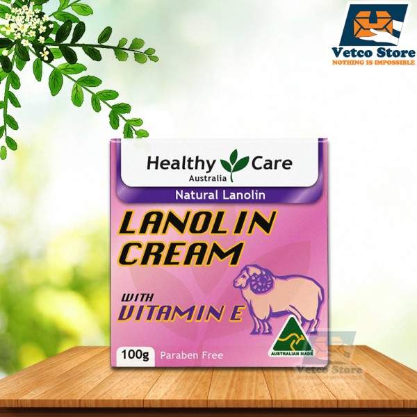 Kem nhau thai cừu Lanolin & Vitamin E Healthy Care 100g